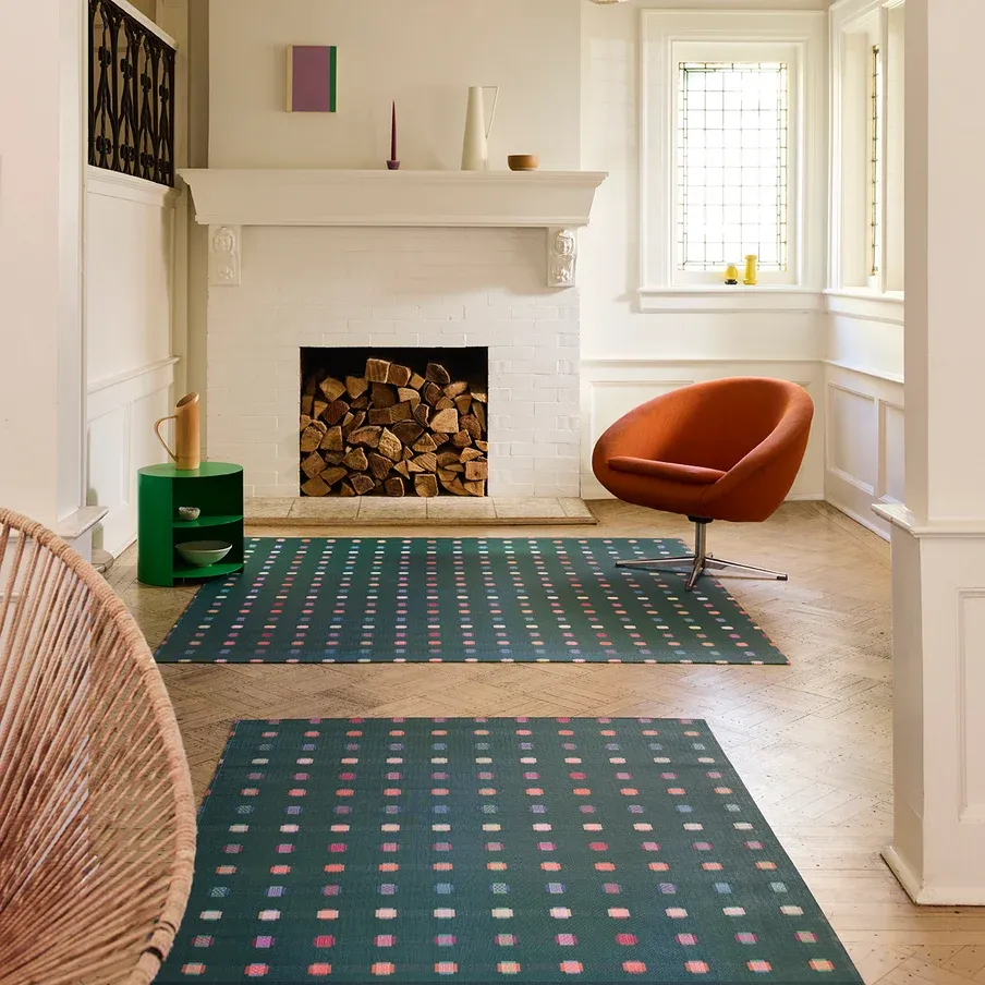 Sampler Woven Floor Mat Fir 23x36