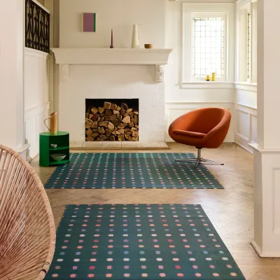 Sampler Woven Floor Mat Fir 23x36