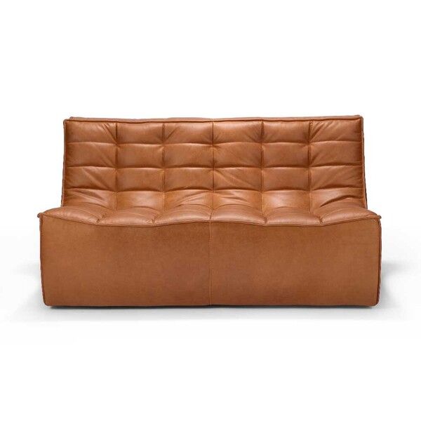 N701 Sofa, Two-Seater Old Saddle Leather