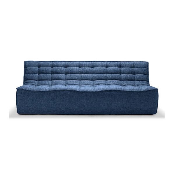 N701 Sofa,  Three-Seater Blue