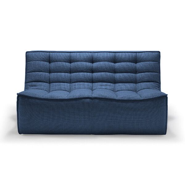 N701 Sofa, Two-Seater Blue