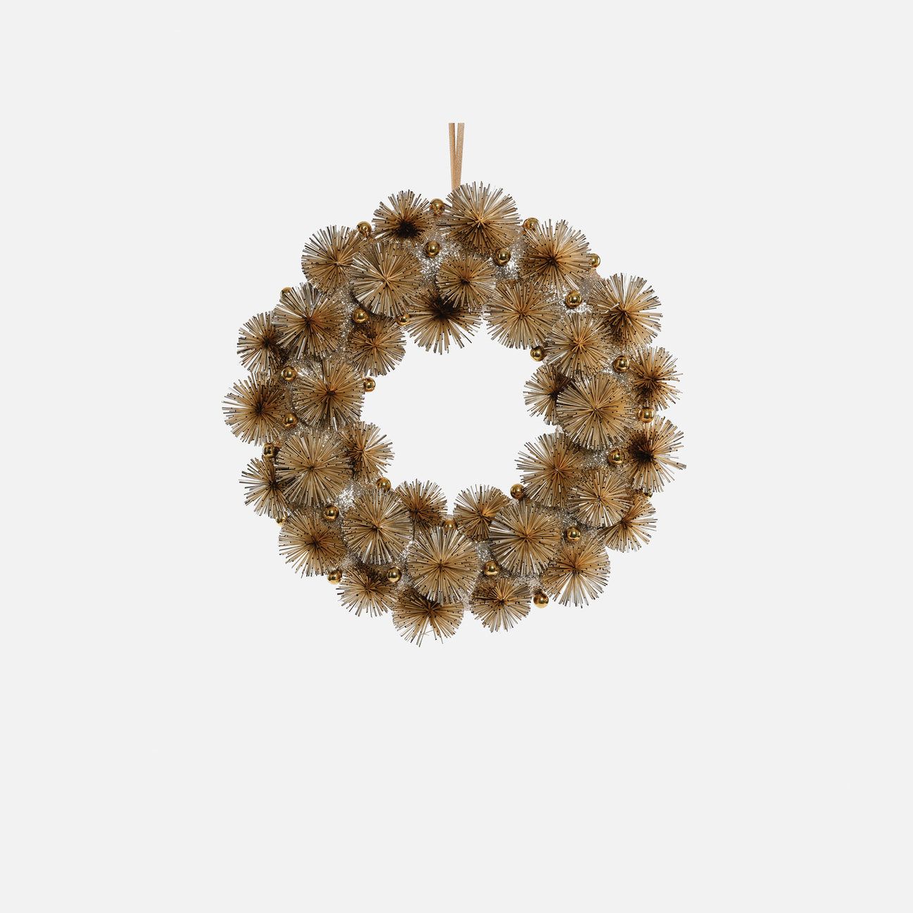 Festive Fiber Blend Wreath 17.75
