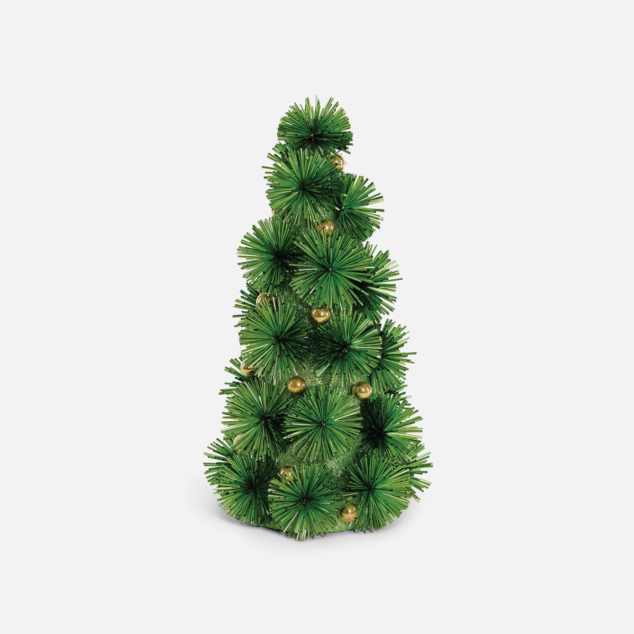 Festive Fiber Blend Decorative Tree Green