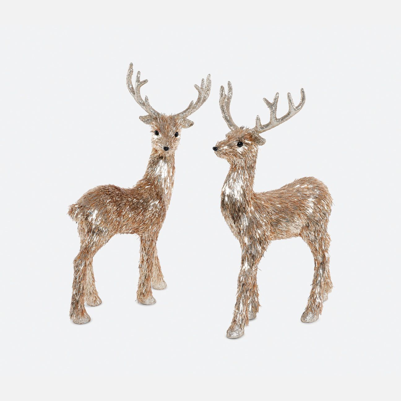 Festive Fiber Blend Standing Deer Gold
