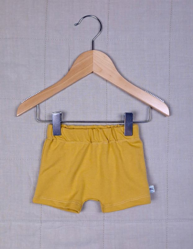 Korte broek mini geel