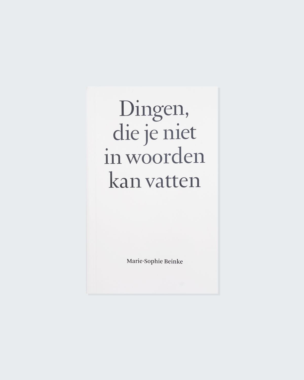 Marie-Sophie Beinke - Dingen die je niet in woorden kan vatten