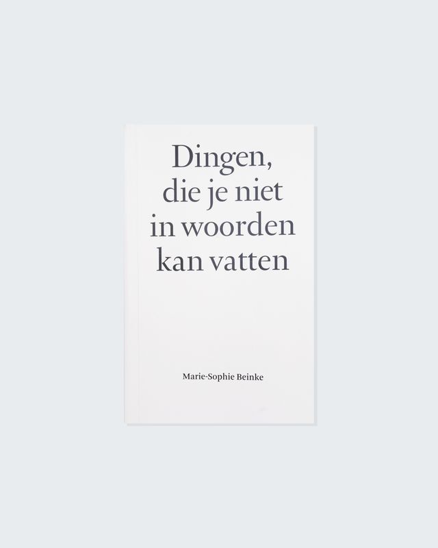 Marie-Sophie Beinke - Dingen die je niet in woorden kan vatten