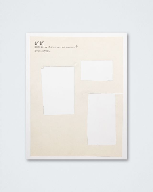 Musée de la Mémoire ‘PROPRIÉTÉ UNIVERSELLE’ ® - UK cover - Joëlle Tuerlinckx
