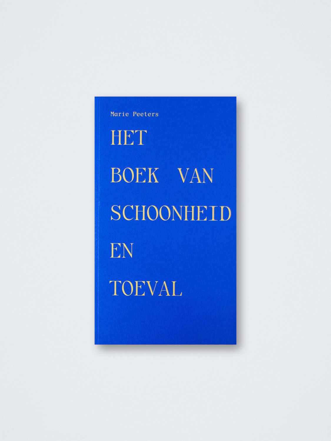 Marie Peeters – Het Boek van Schoonheid en Toeval