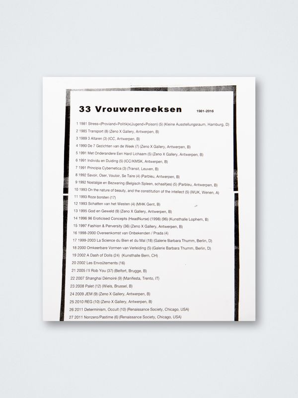 Anne-Mie Van Kerckhoven – 33 Vrouwenreeksen