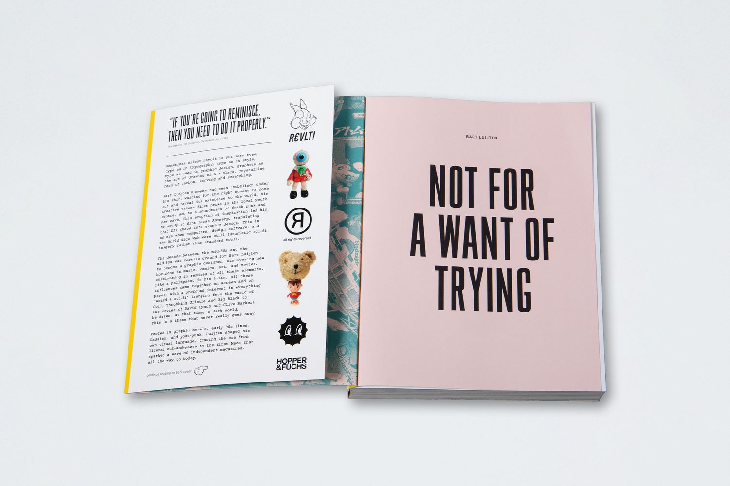 Not For A Want Of Trying by Bart Luijten | HOPPER&FUCHS
