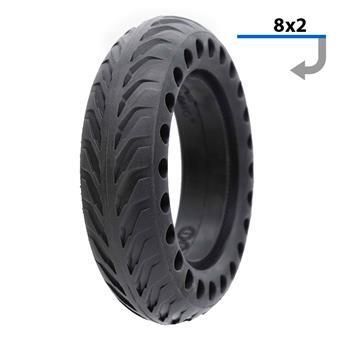 Pneu plein perforée 8x2-5/B30 (Non Xiaomi)