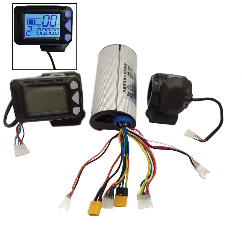 Kit contrôleur BLDC 24V 250W + écran LCD avec accélérateur + frein