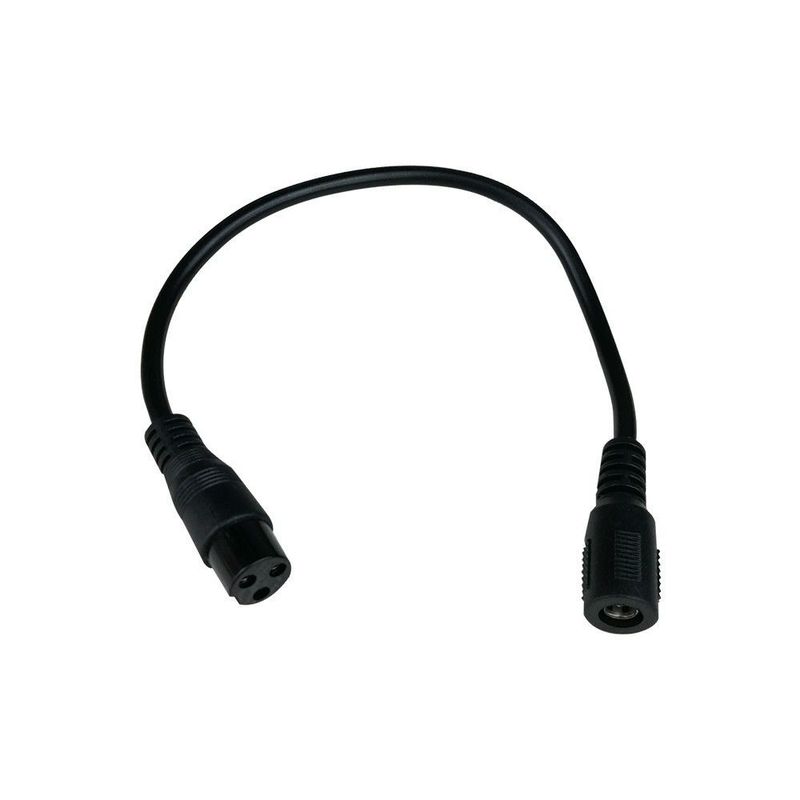 Ligne convertisseur GX16-3P femelle - DC 5.5 2.5mm mâle