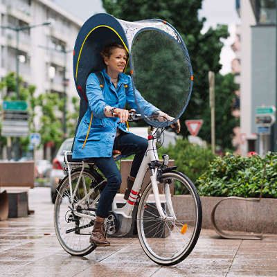 Bulle toit de Protection contre la pluie velo