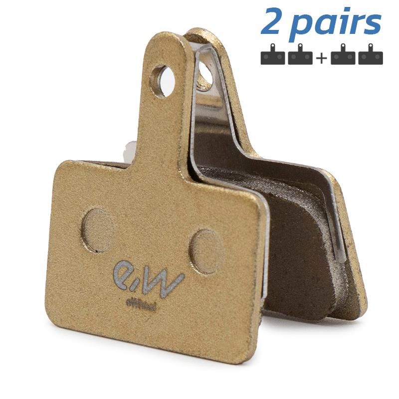 Plaquette de frein RT004-M carrée en cuivre avec ergot - 2pcs