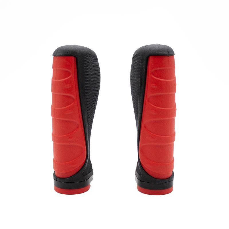 Poignées ergonomiques en silicone rouge - 2 pcs