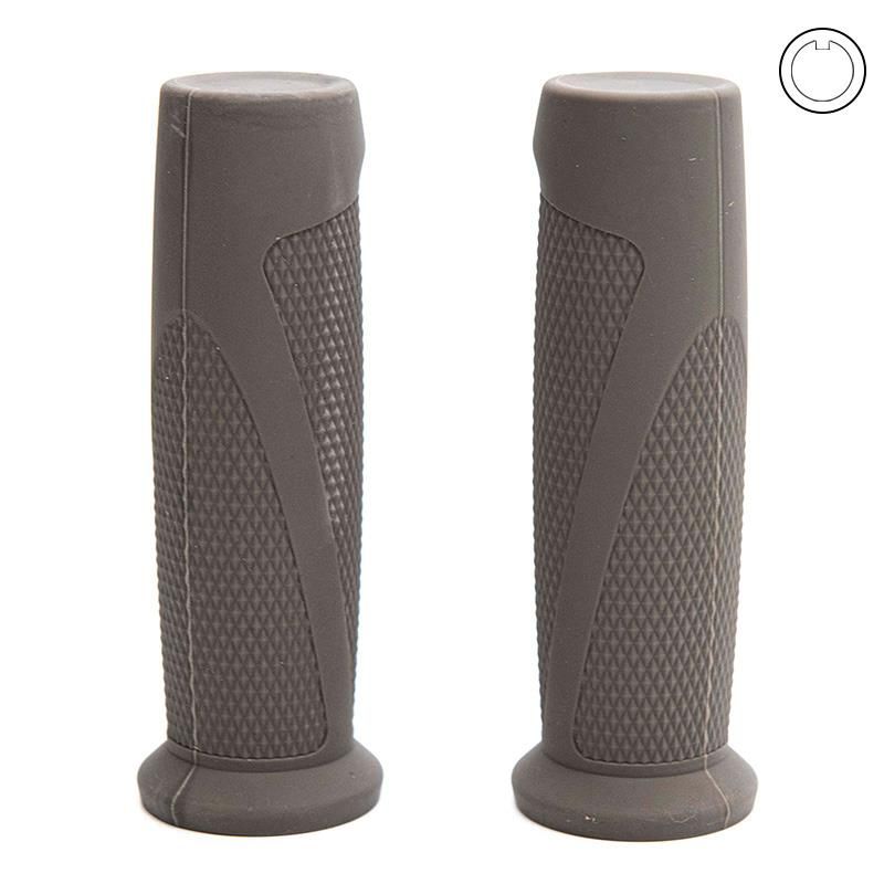 Poignées en silicone gris pour Ninebot série F et D - 2 pcs