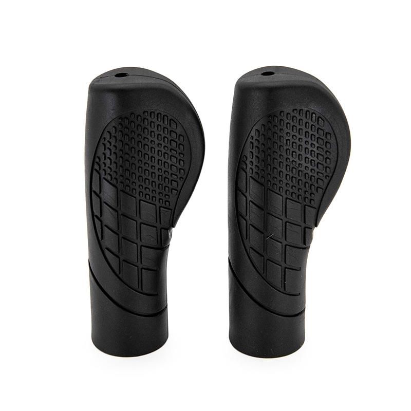 Poignées en silicone noir - 2 pcs
