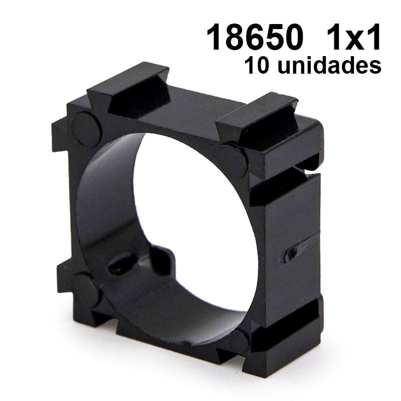 Support de batterie 18650 1x1 - 10 pcs