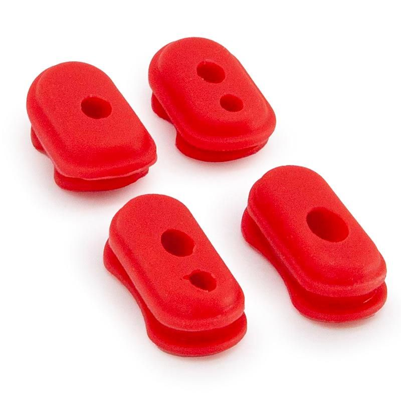 Kit de Bouchons en Silicone pour Trottinette Xiaomi - Rouge