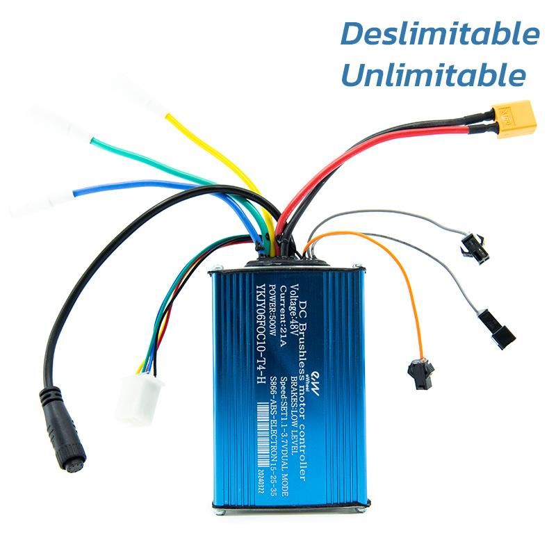 Controleur 48V 21A 500W-B 15-25-35 km/h débridable - Smartgyro débridé Crossover