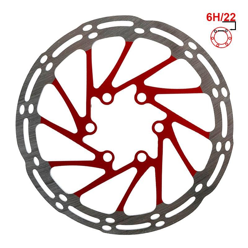 Disque de frein EWD002 140mm 6H rouge