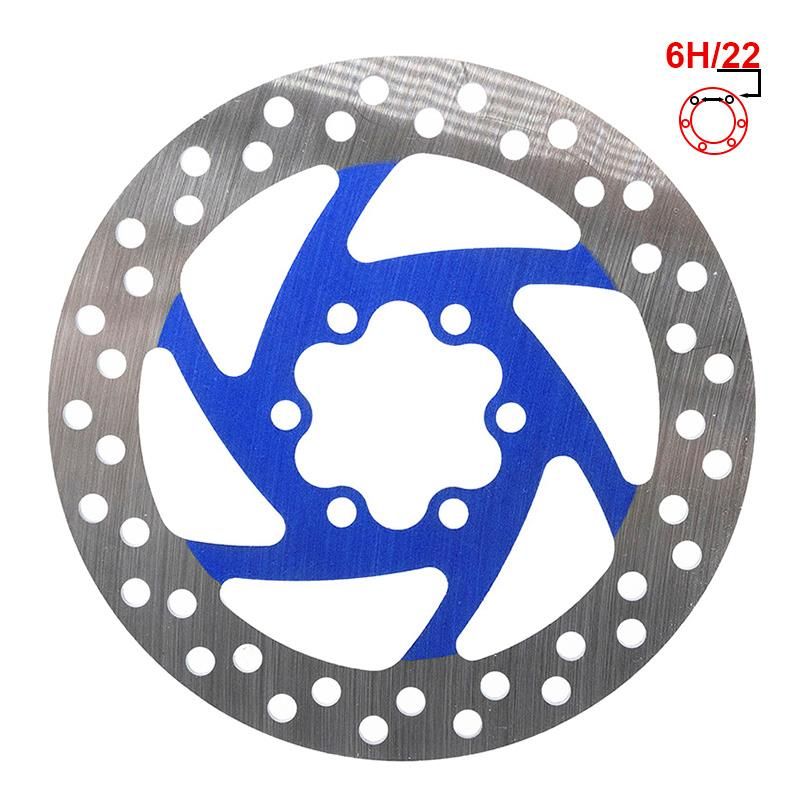 Disque de frein 120mm 6H bleu