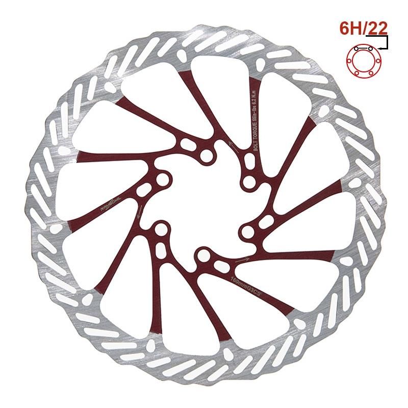 Disque de frein G3 160mm 6H rouge