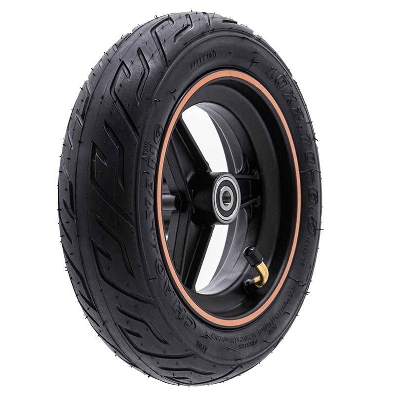 Jante 6,5/B47mm marron avec pneu 10" pour Smartgyro Speedway & Rockway