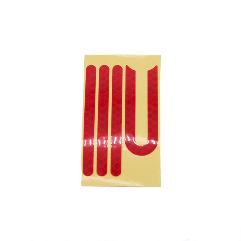 Autocollant réfléchissant rouge pour catadioptre Xiaomi - 10 pcs.