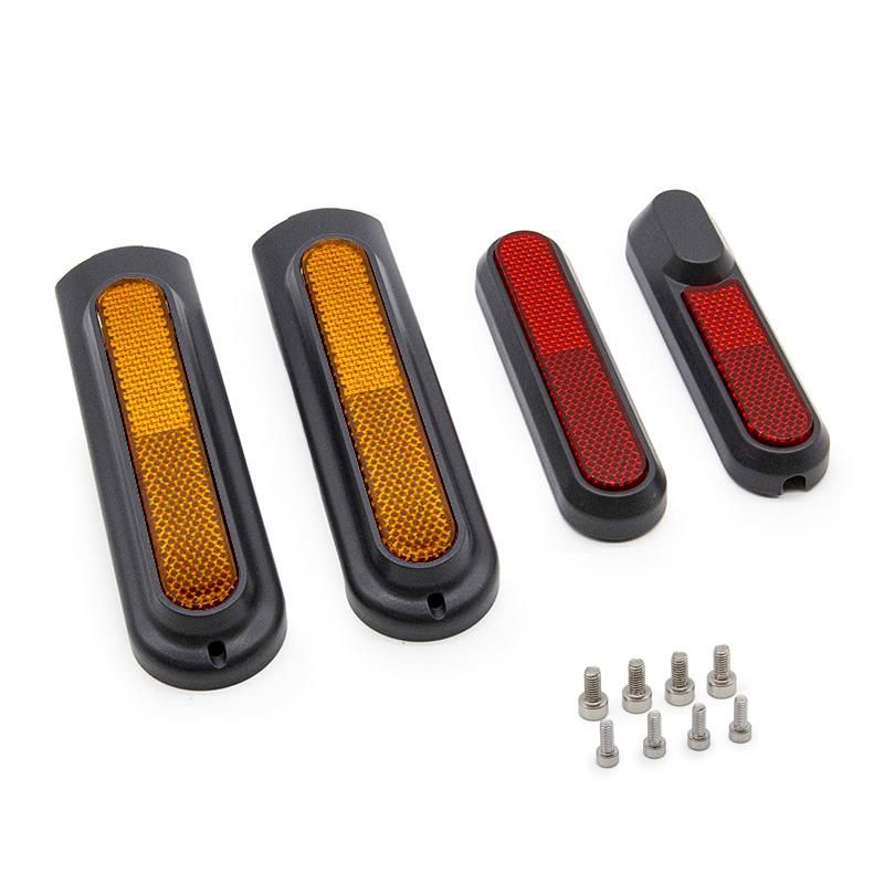 Cache écrou noir avec catadioptre jaune/rouge pour Xiaomi Mi4 Pro