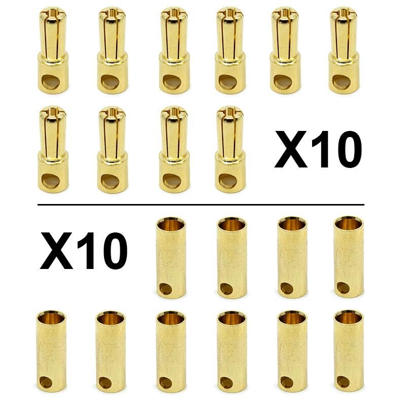 Connecteur banane 5,5mm - 10M/10F