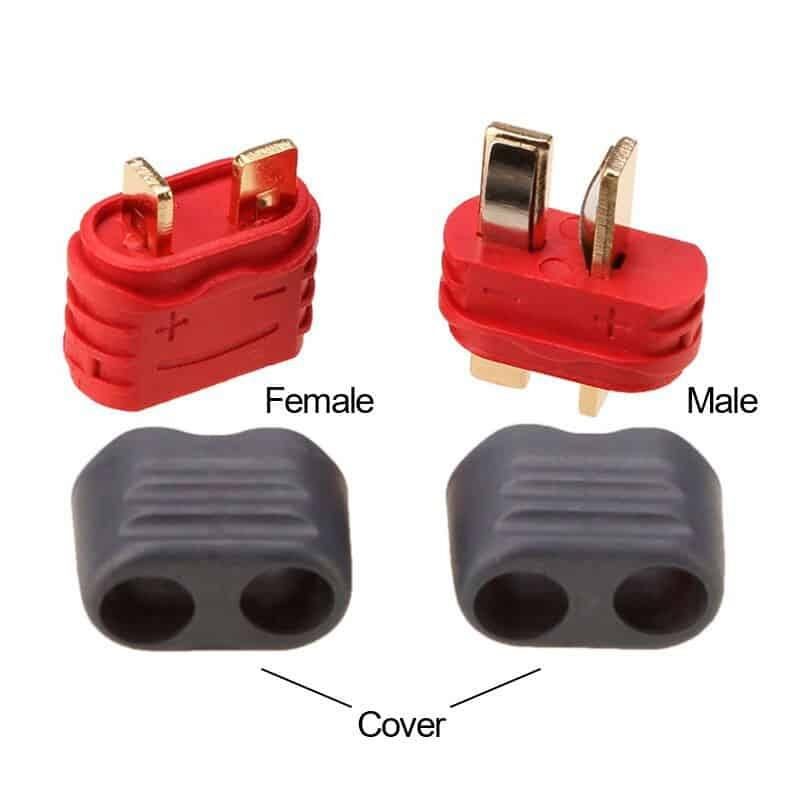 Connecteur T-DEAN Amass avec protecteur - 5M/5F