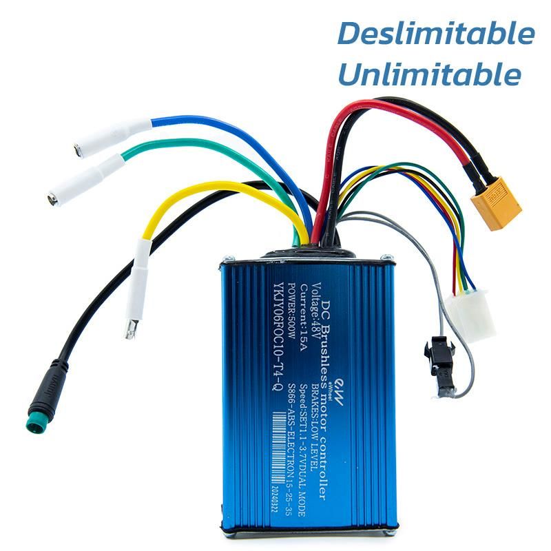 Controleur 48V 15A 500W-A 15-25-35 km/h débridable - Smartgyro débridé Crossover