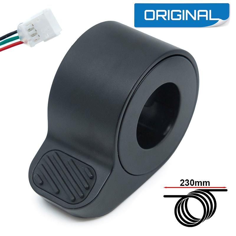 Accélérateur noir 23cm Ninebot Max G65 [Ninebot] - Connecteur JST ZH