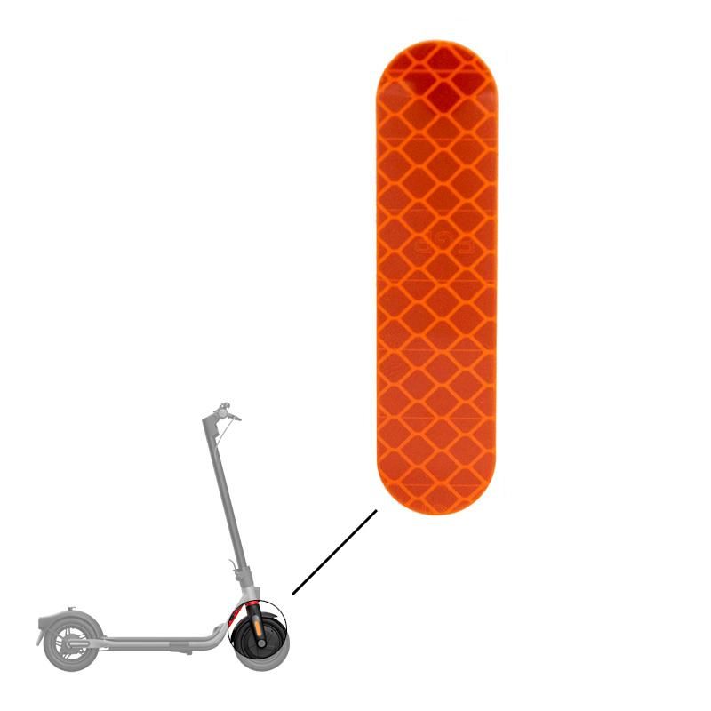 Adhésif réfléchissant orange Fourche Ninebot F et D