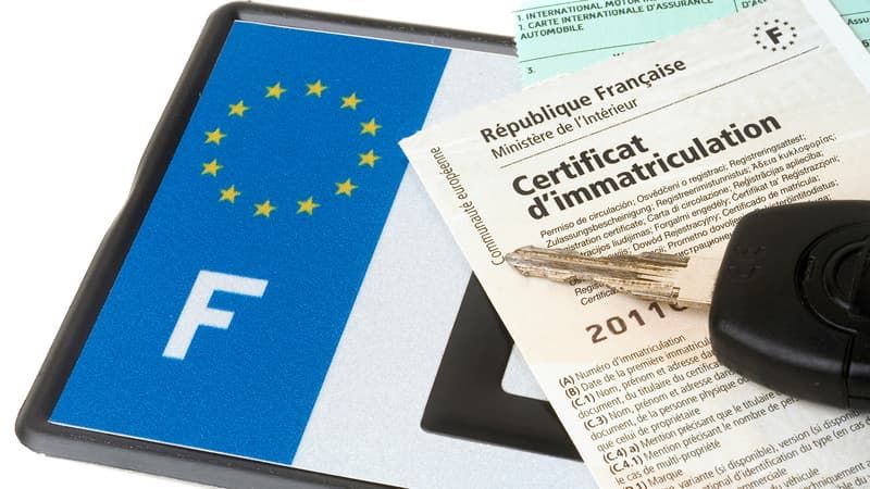 Carte grise + immatriculation