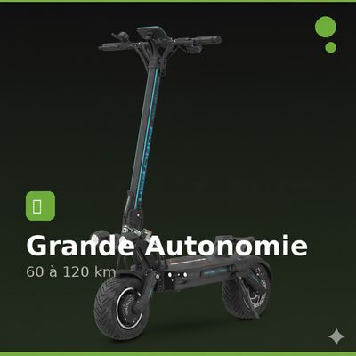 Trottinette électrique grande autonomie