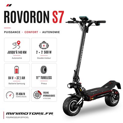 Trottinette électrique Rovoron S7 84V 37Ah