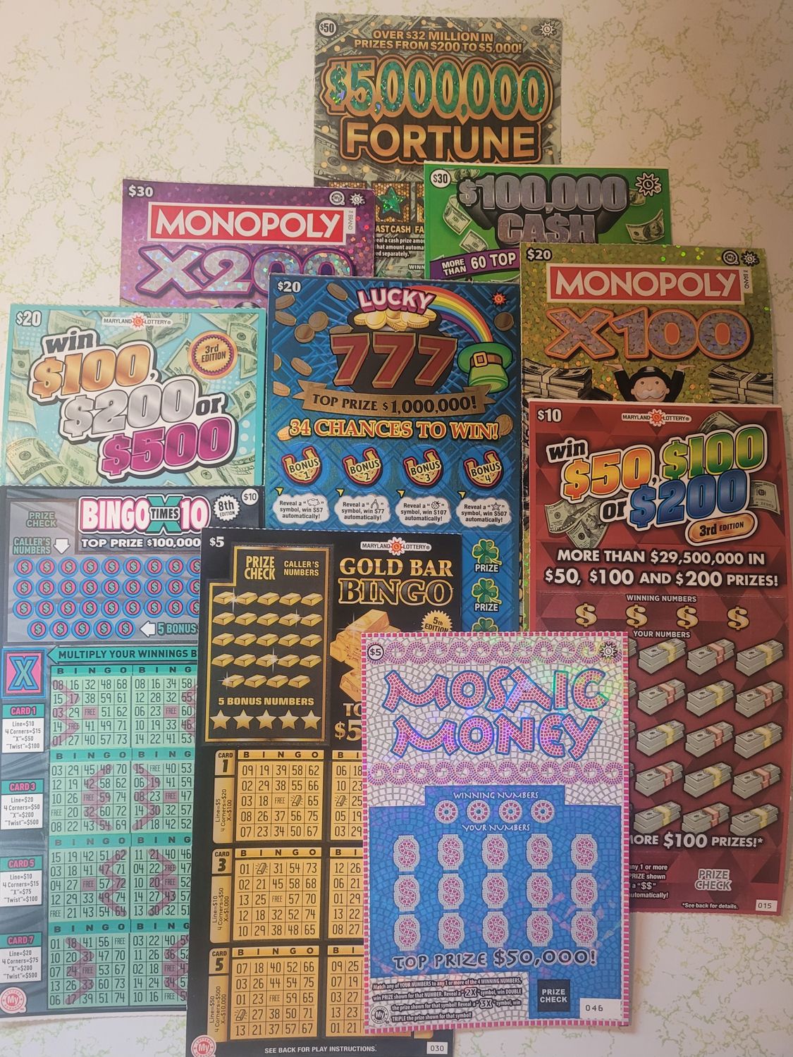 Lottery Tree M