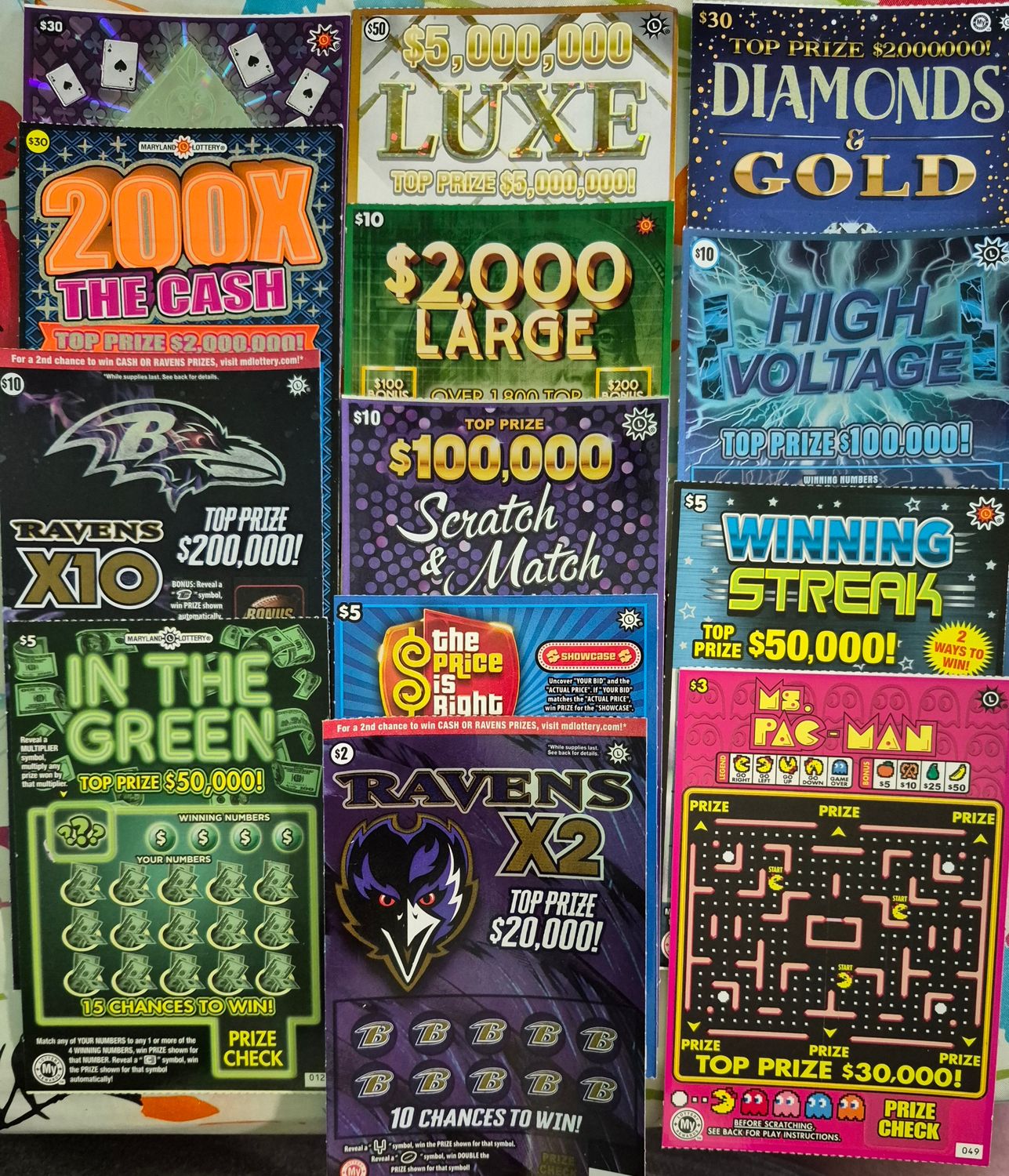 Lottery Tree F