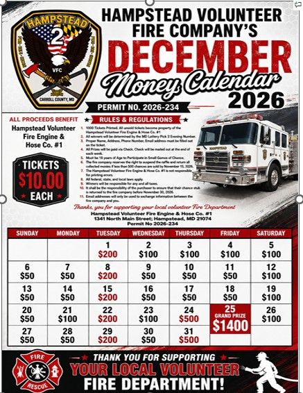 December Money Calendar