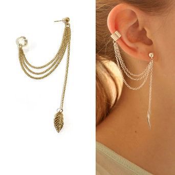 Gold Plated Ear cuffs For Women