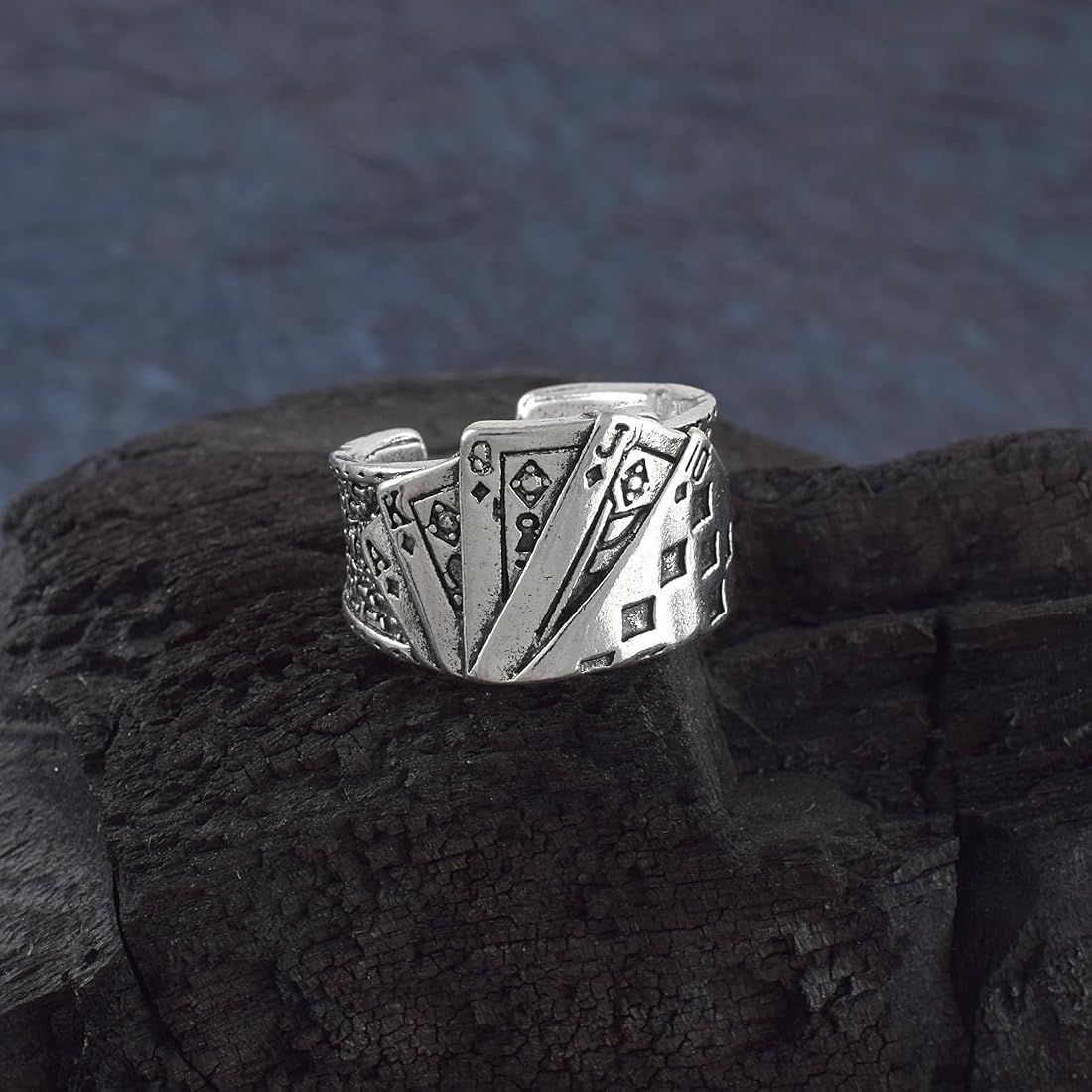 Silver Plated Stackable Rings for Men and Women