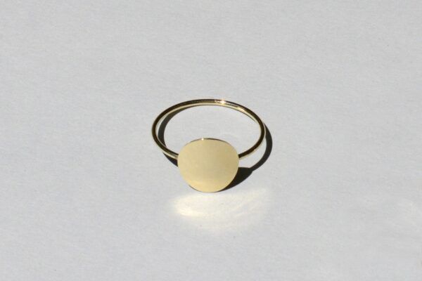 Women Gold Plated Adjustable Floral Finger Ring