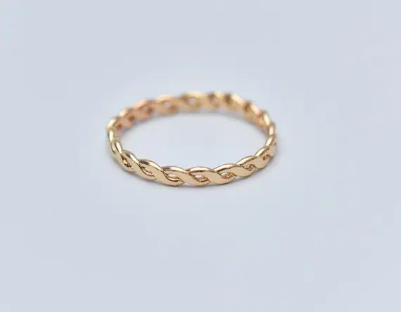 Women Gold Plated Adjustable Floral Finger Ring