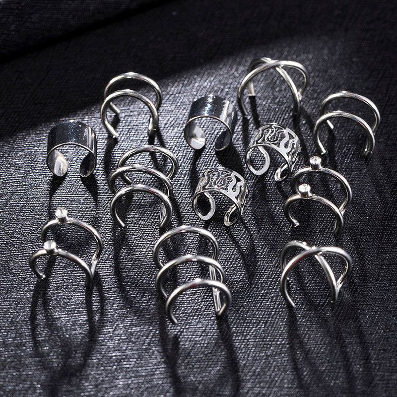 Silver Plated Ear cuffs For Women (Get any 3)