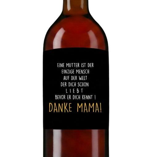 DANKE MAMA Rosé zum Muttertag