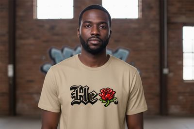🌹 HE ROSE: RESURRECTION STATEMENT TEE